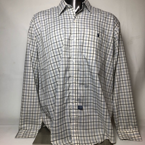 Polo Ralph Lauren Other - Men's White and Blue Checkered Shirt